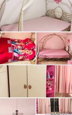 Girly Bedroom BARBIE style White-Pink