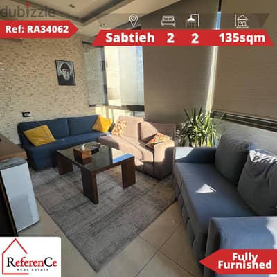 Prime furnished apartment in sabtieh شقة مفروشة راقية جدا في السبتية