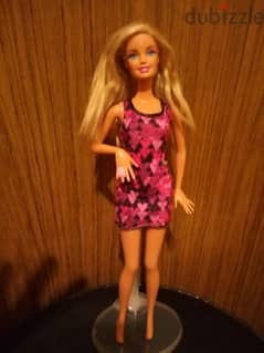 Barbie LOVES GLITTER NAILS Mattel2010 used Still good doll bend legs