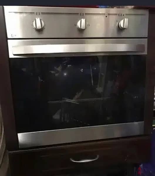 60cm Teka Gas-Electric Oven Stainless steal With its Wooden housing 0