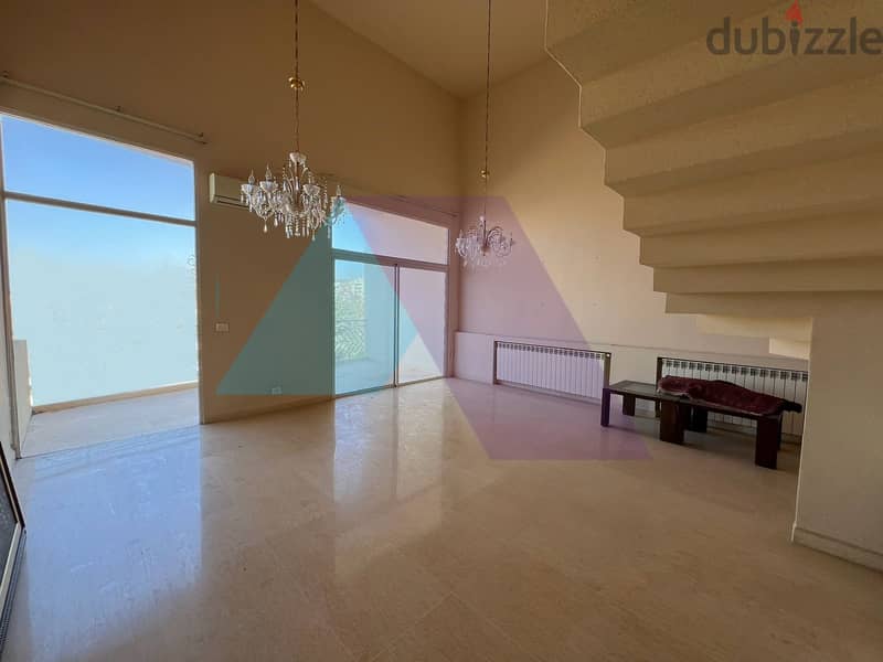250 m2 duplex apartment+open mountain/sea view for sale in Jbeil Town 1
