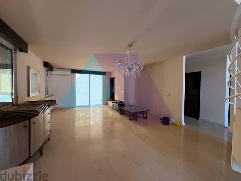 250 m2 duplex apartment+open mountain/sea view for sale in Jbeil Town 2