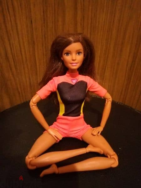 MADE TO MOVE Brunette Barbie As new 22 JOINTS, body flexi parts=26$ 6