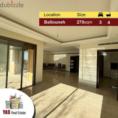 Ballouneh 270m2 | 200m2 Garden | Ultra Prime Location | AC |