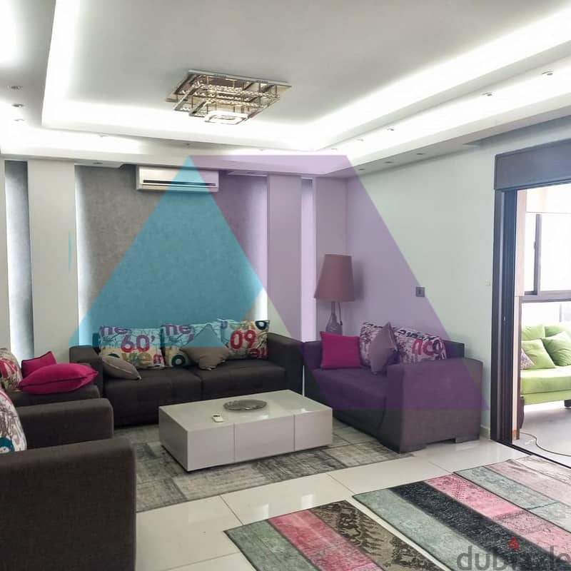 Lux decorated&furnished 190 m2 apartment+sea view for sale in Antelias 1