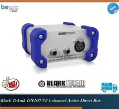Klark Teknik DN100 V2 1-channel Active Direct Box with Extended Range 0