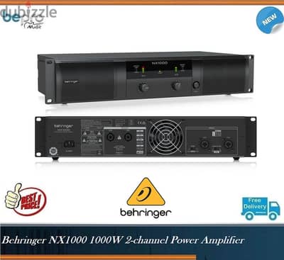 Behringer NX1000 1000W 2-channel Power Amplifier