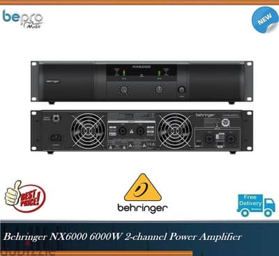 Behringer NX6000 6000W 2-channel Power Amplifier