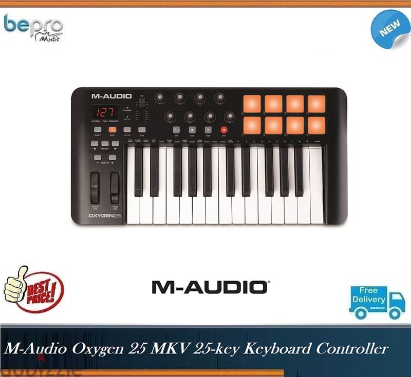 M-Audio Oxygen 25 MKV 25-key Keyboard Controller 0