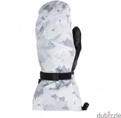 Picture Organic Clothing White Camo Ski Gloves / Mittens (size XL)