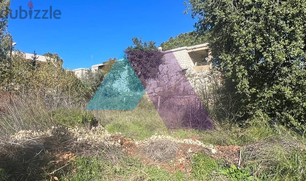 A 766 m2 land+open mountain view for sale in Ghineh-أرض للبيع في غينه 0