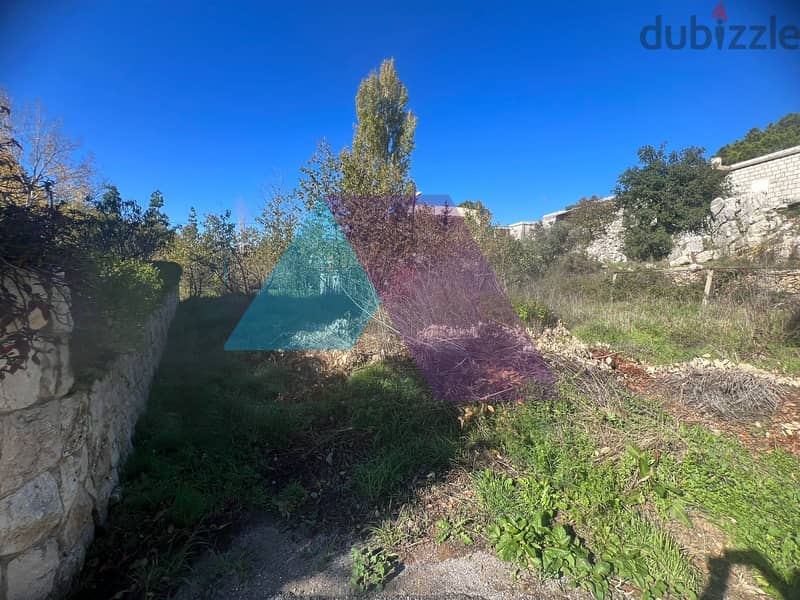 A 766 m2 land+open mountain view for sale in Ghineh-أرض للبيع في غينه 1