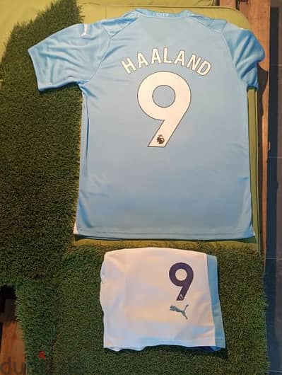 Manchester City Haaland Football Shirt & Short(Made in Thailand)