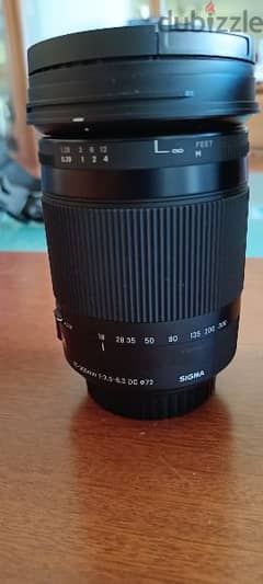 Sigma lens 18-300 mm for Canon DSLR 0
