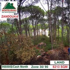 955000$ Cash Payment!! Land for sale in Zandouka!! 0