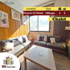 Ouyoun El Siman 100m2 | 45m2 Terrace | Chalet | Barely Used | View |DA