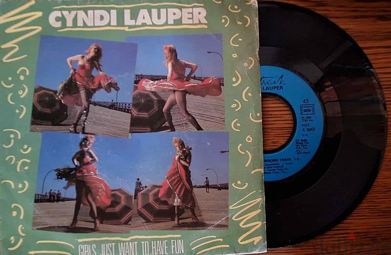 Cyndi Lauper - girls  just want to have fun -vinyLP 0