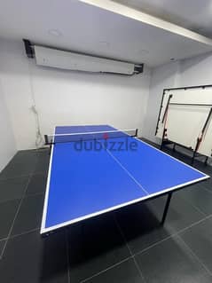 Table Tennis Ping Pong Indoor Chiodi with set of rackets