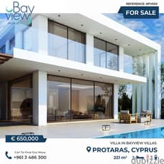 Seaside Elegance: Luxurious Villa for Sale in Protaras, Cyprus