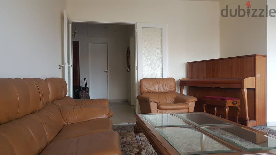 L02157-Furnished 2-bedroom apartment for rent in Hazmieh 1