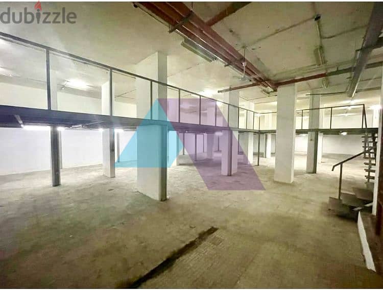 A 1000 m2 store for rent in Zalka - محل للإيجار في الزلقا 4