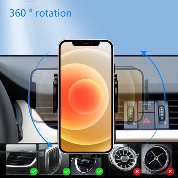 magnetic car phone holder 4