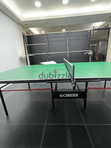 Table Tennis Ping Pong Outdoor Chiodi with set of rackets 1