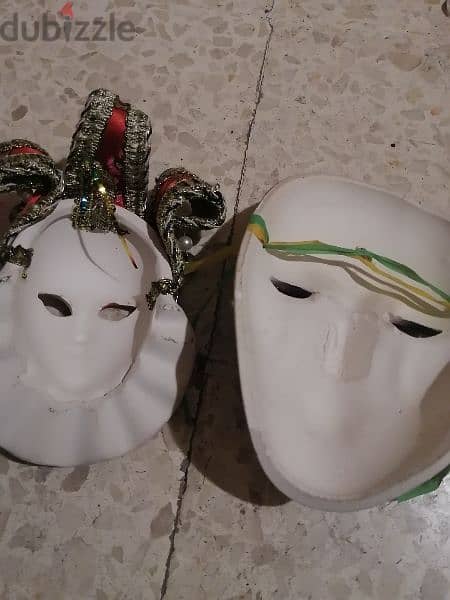 Clay Venetian Masks 3