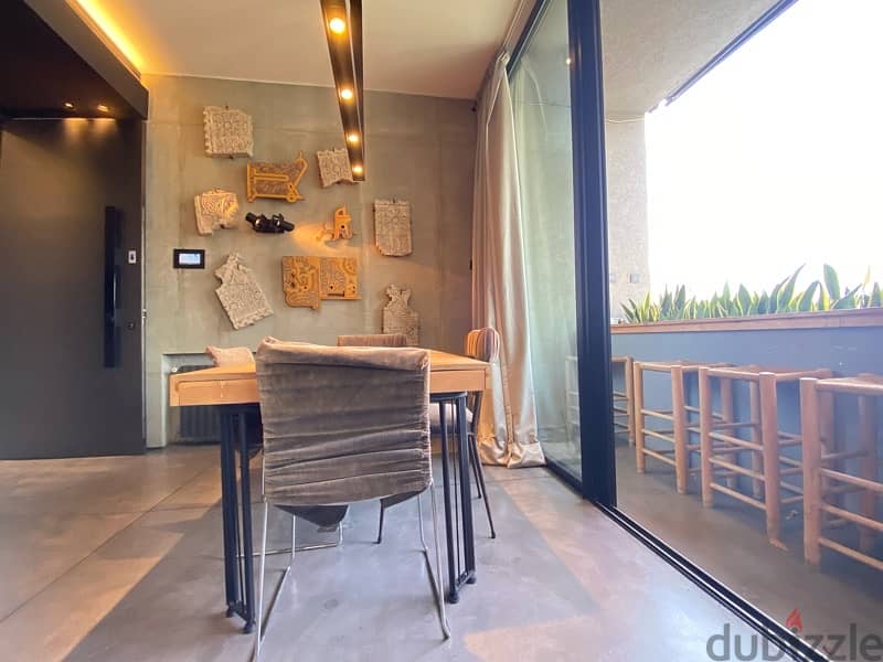 SOLAR PANELS INSTALLED | A trendy Loft apartment for rent in Achrafieh 3