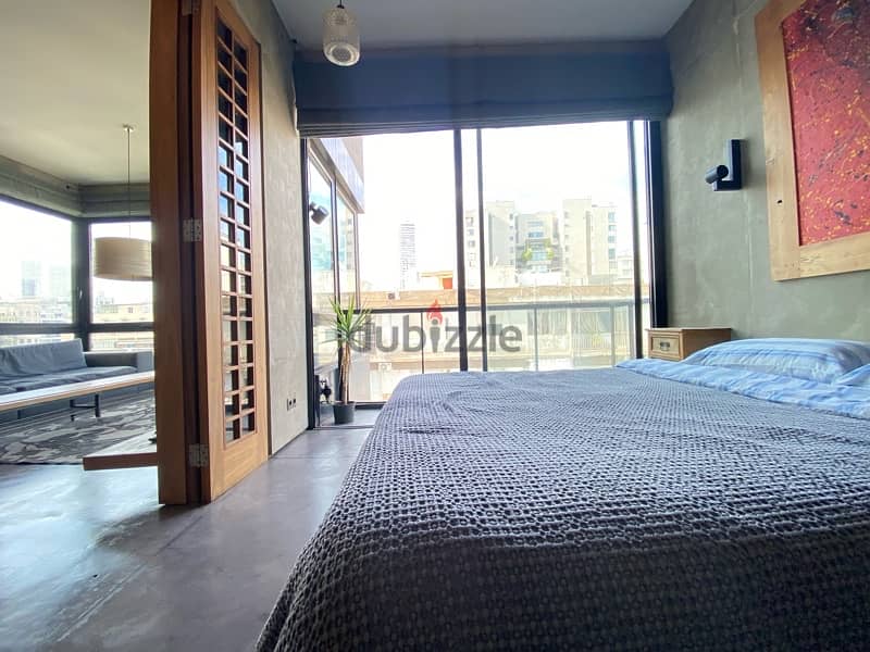 SOLAR PANELS INSTALLED | A trendy Loft apartment for rent in Achrafieh 10