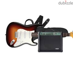 Stagg SES electric guitar full bundle 0