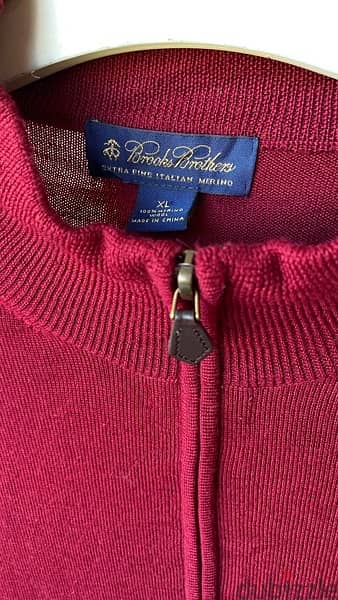 Brooks Brothers Italian Merino Wool Shirt XL 4