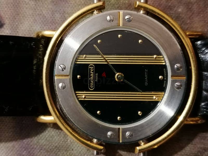 cacharel watch gold plated 0