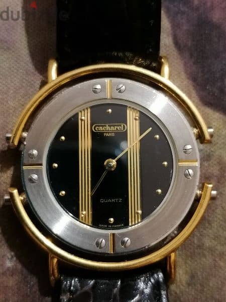 cacharel watch gold plated 1