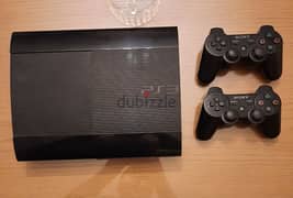 PS3 slim with 2 controllers 0