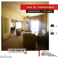 Apartment  for sale in Ain el Remmaneh 170 sqm REF#JPT22123