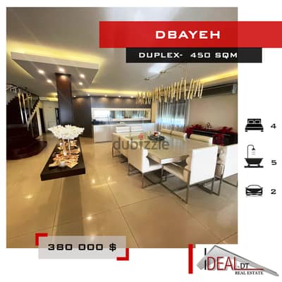 Duplex for sale in Dbayeh 450 SQM REF#CE22091