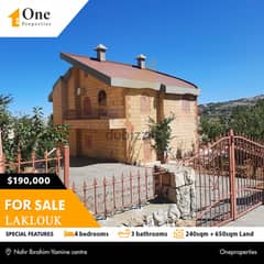 villa for sale in LAKLOUK ,luxurious,with a great mountain view