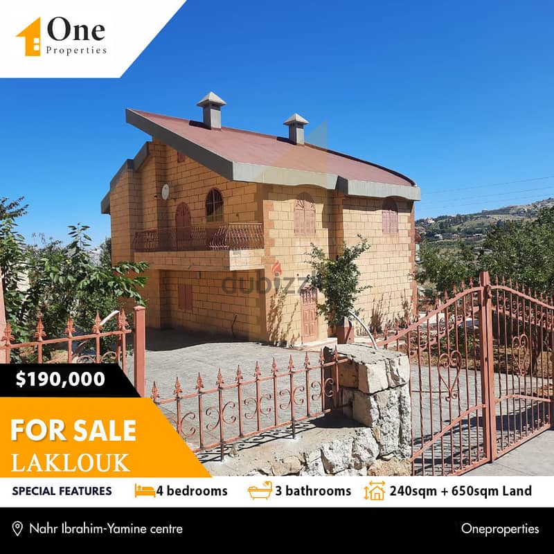 villa for sale in LAKLOUK ,luxurious,with a great mountain view 0