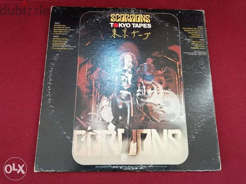 Scorpions - Tokyo Tapes - Double Vinyl - 1978 1