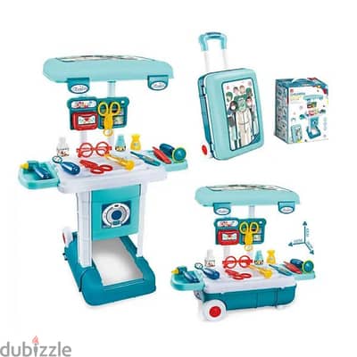 Children Doctor Twist Trolley Case Set