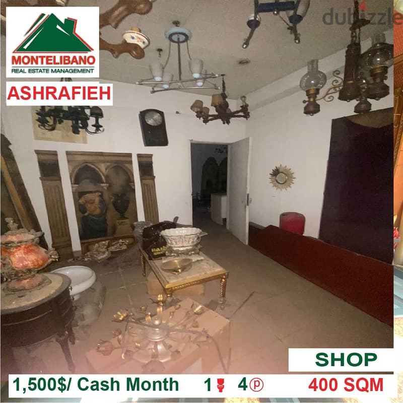 SHOP for rent located in Ashrafieh 2
