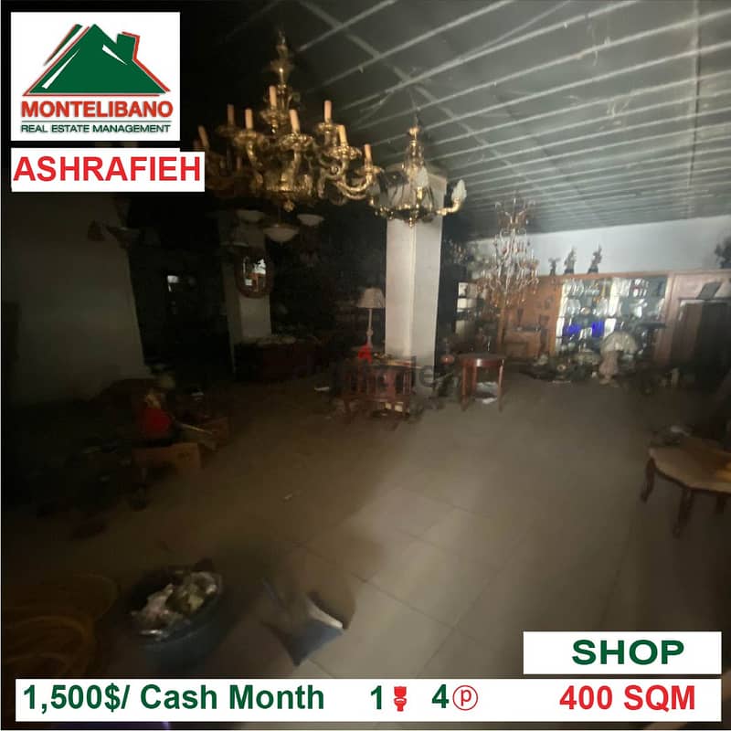 SHOP for rent located in Ashrafieh 3