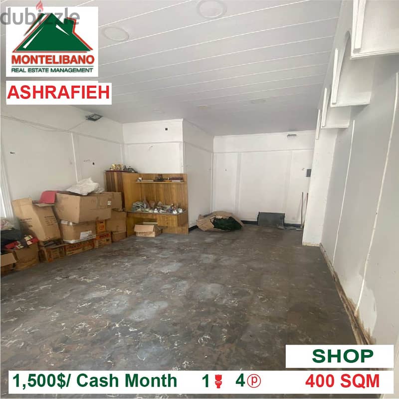 SHOP for rent located in Ashrafieh 4
