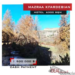 Hotel for sale in mazraa kfardebian 6300sqm  ref#CD1074