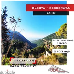 Land For Sale in Dlebta kesserwan 2100 SQM REF#WT18033