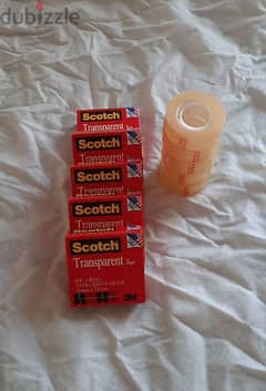 Transparent scotch tapes