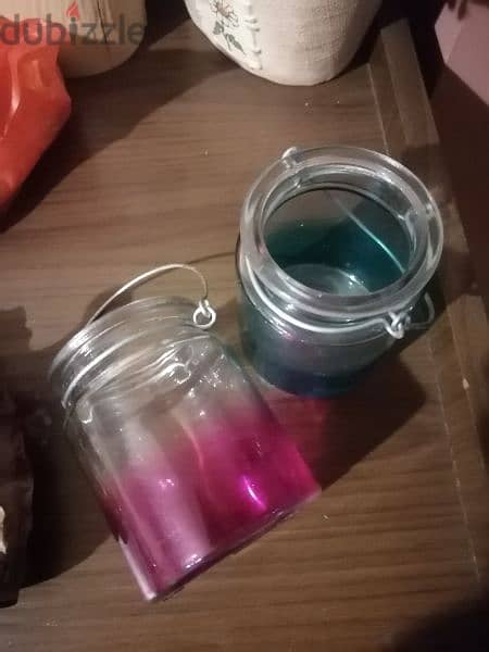 Glass Candle Holder Jars 1