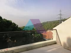 255m2 Duplex in mansourieh for sale (calm area + open mountain view)