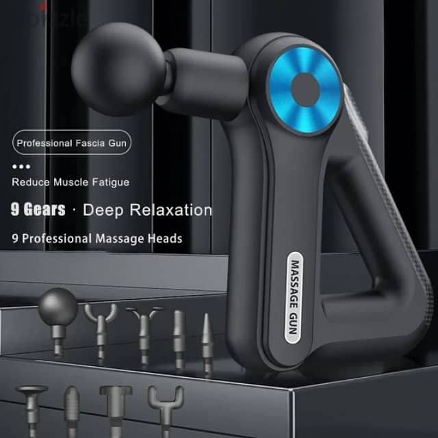 Triangle Massage Gun with 9 Pro Gears and Heads 1
